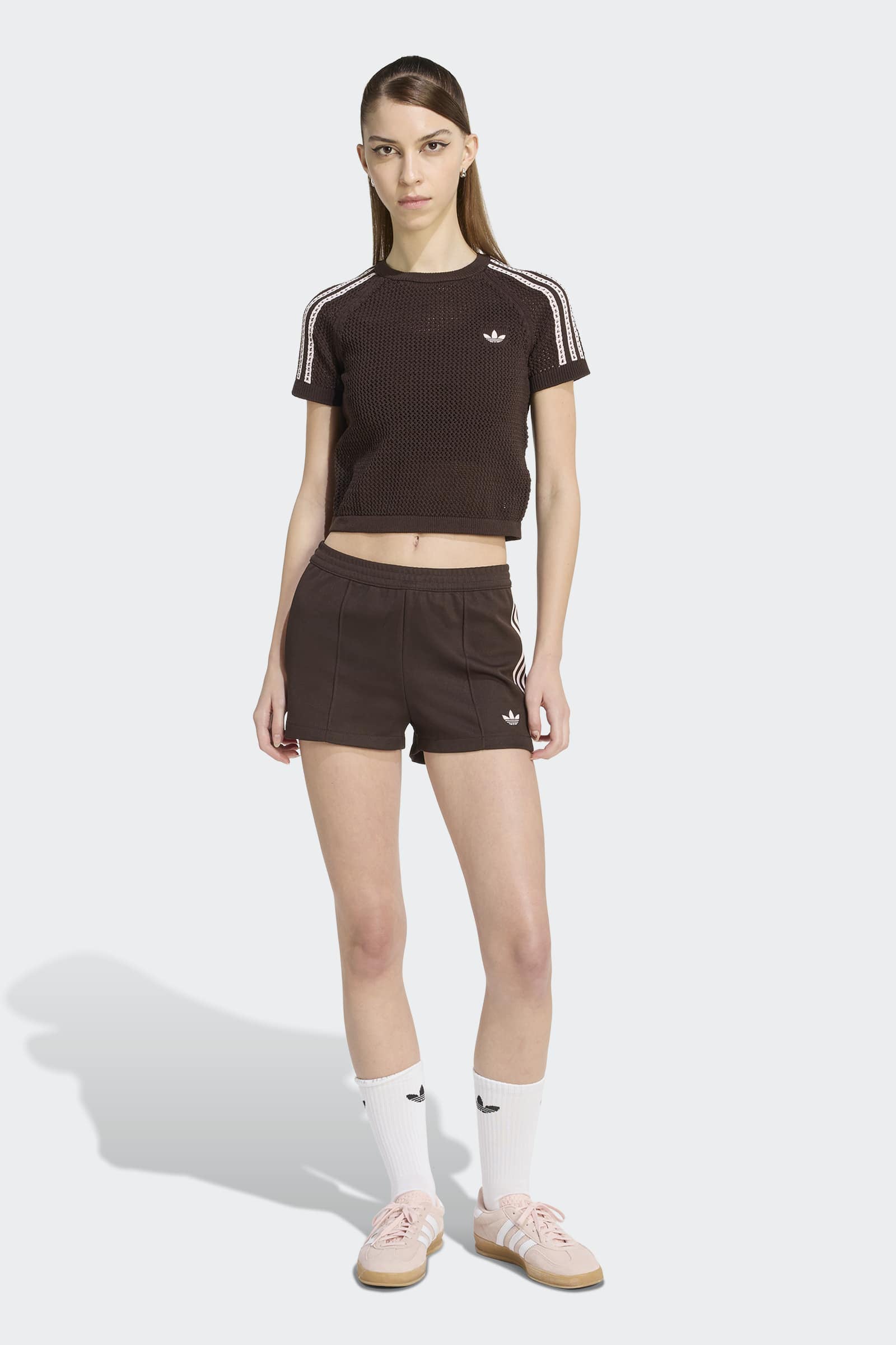 Häckel Crop T-Shirt - Aurora Coffee