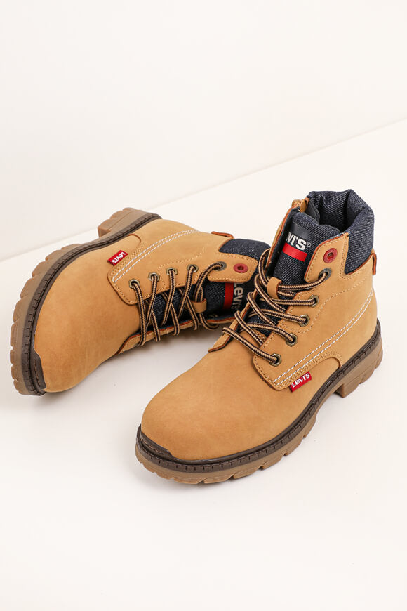 Bottines à lacets junior - Camel