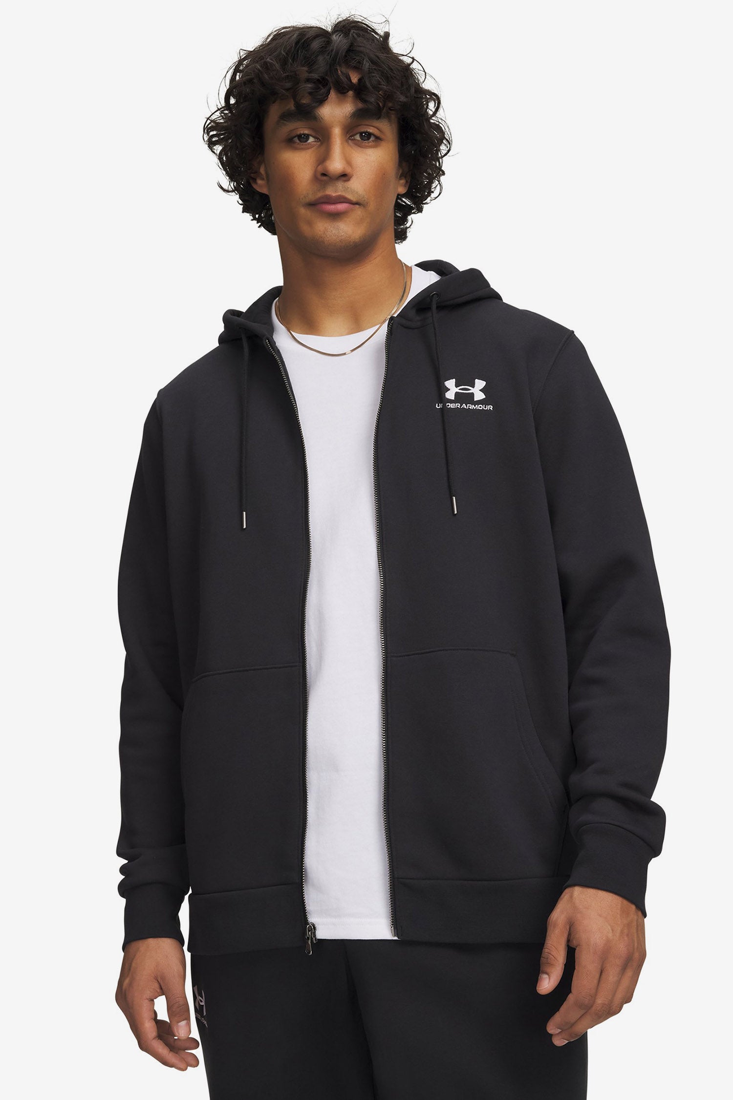 Kapuzensweatjacke - Black