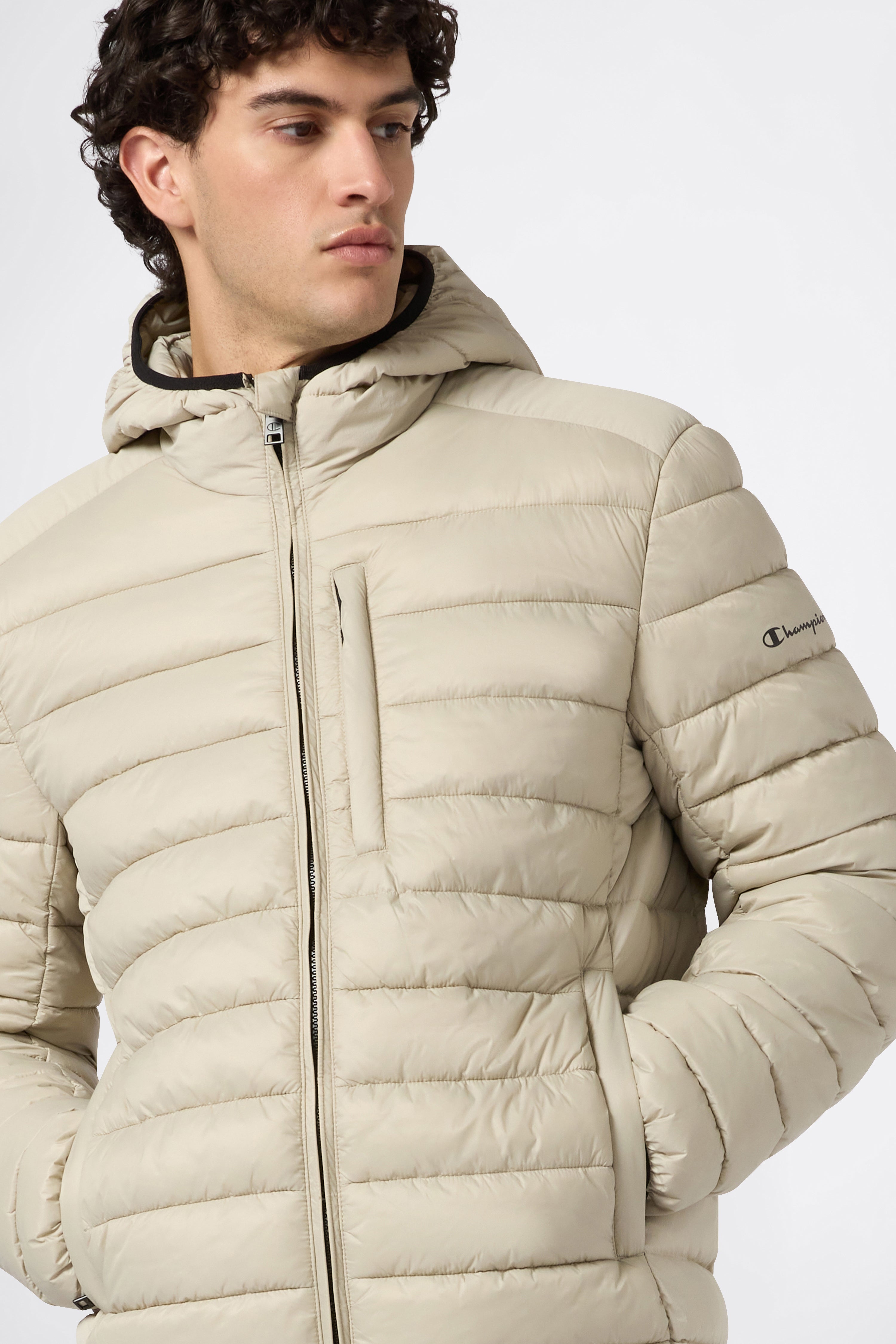 Quilted jacket - Natural Chino Beige