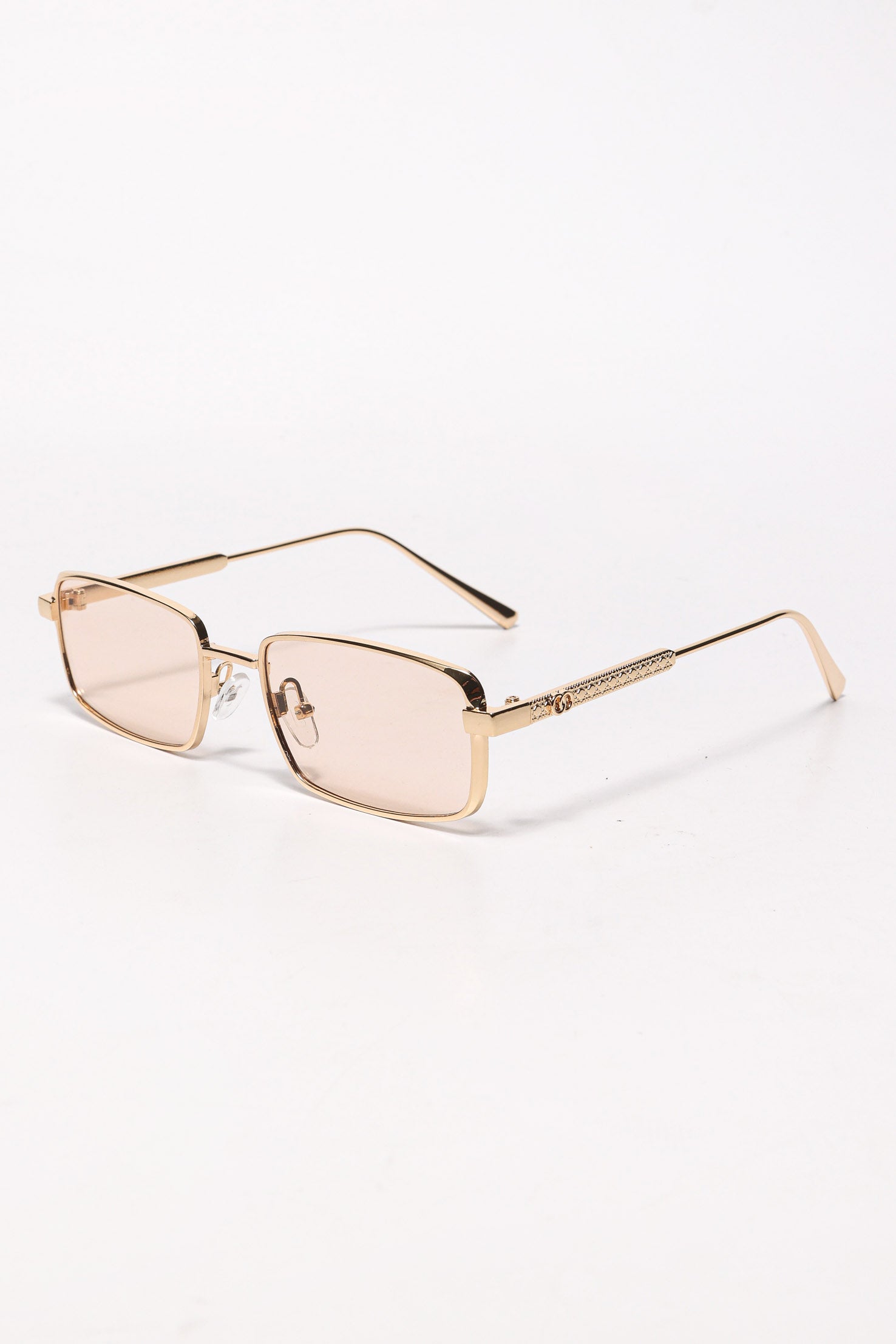 Brille - Gold + Beige