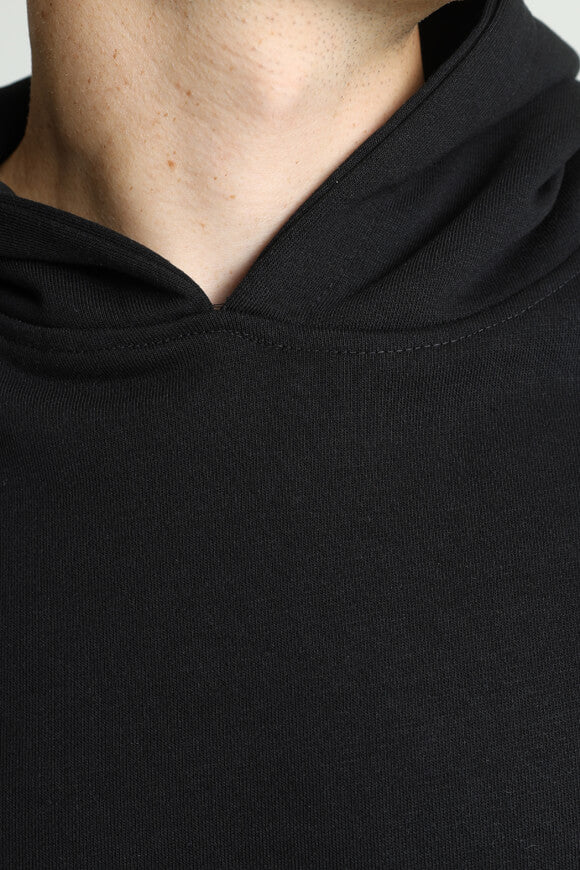 Kapuzensweatshirt - Schwarz