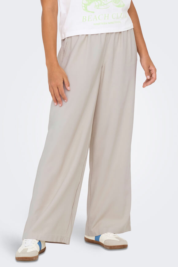 ONLARIS Wide Leg Pants - Pumice Stone