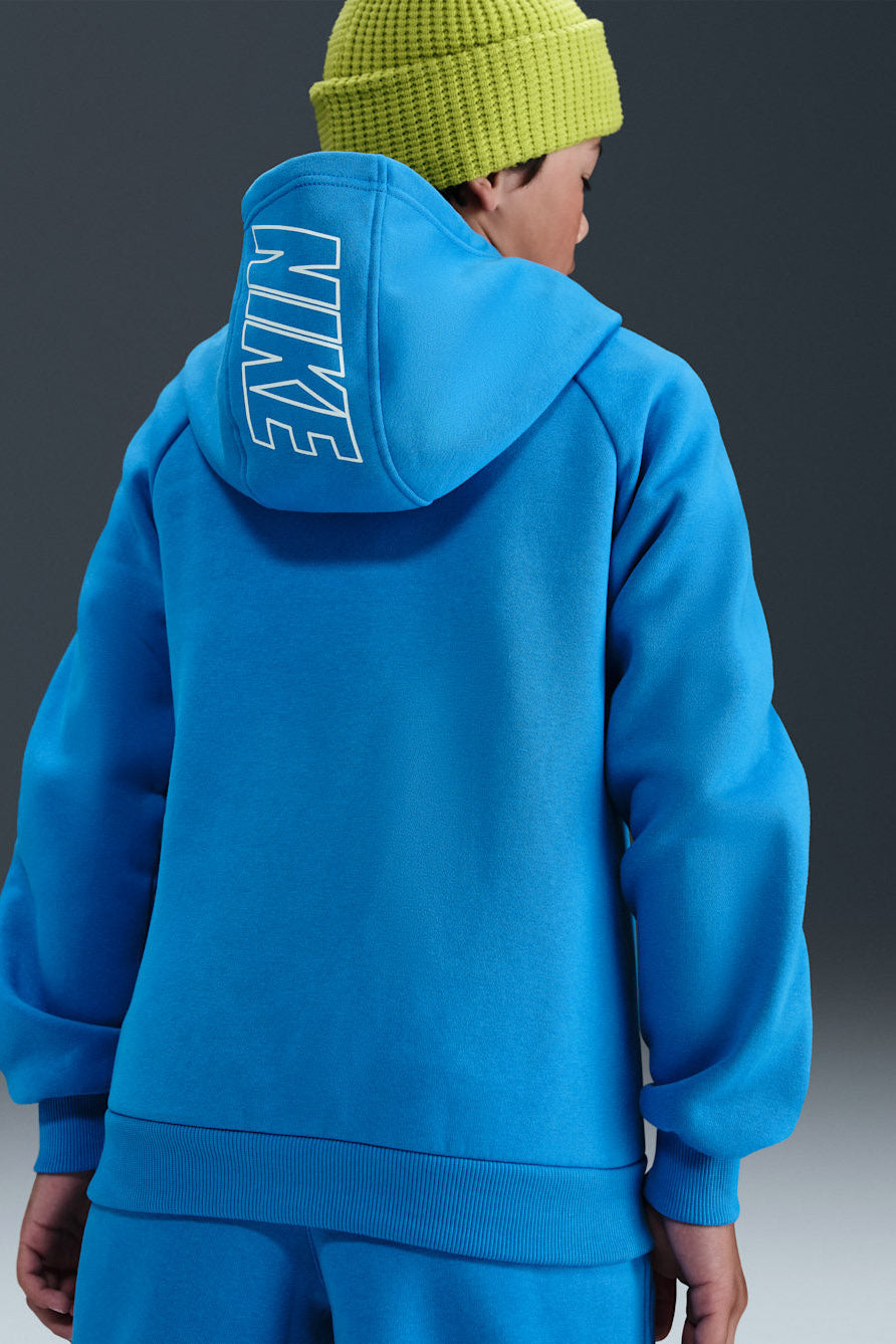 Kapuzensweatshirt - Light Photo Blue