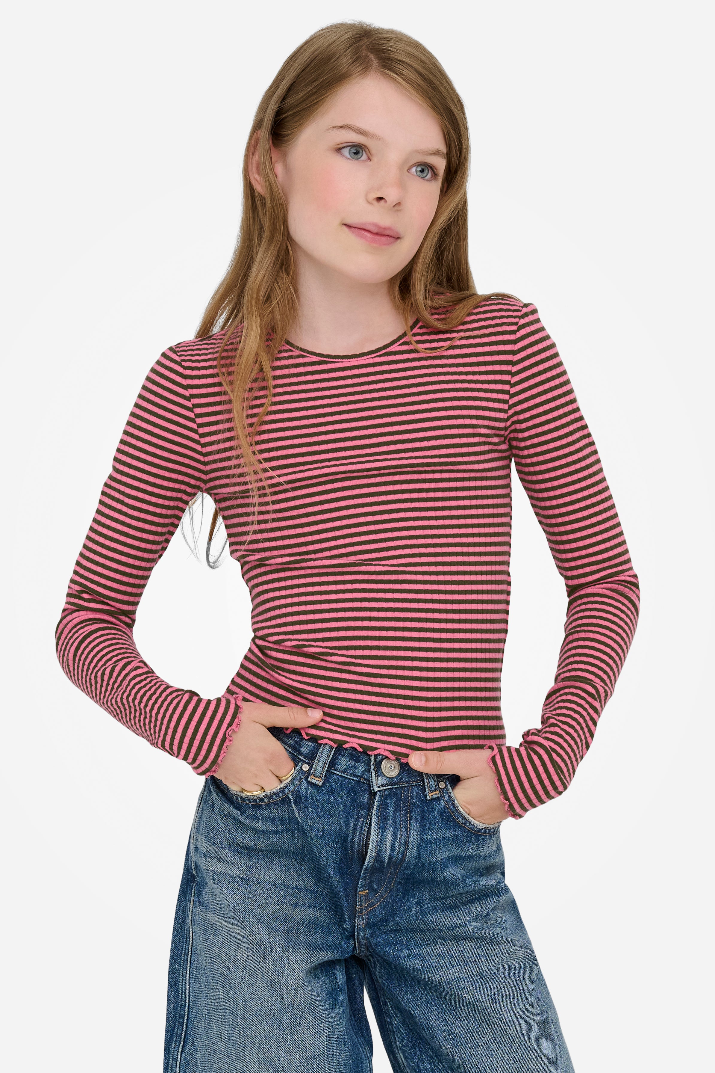 Camicia a maniche lunghe KOGDIXI - Pink Lemonade + Forest Nig