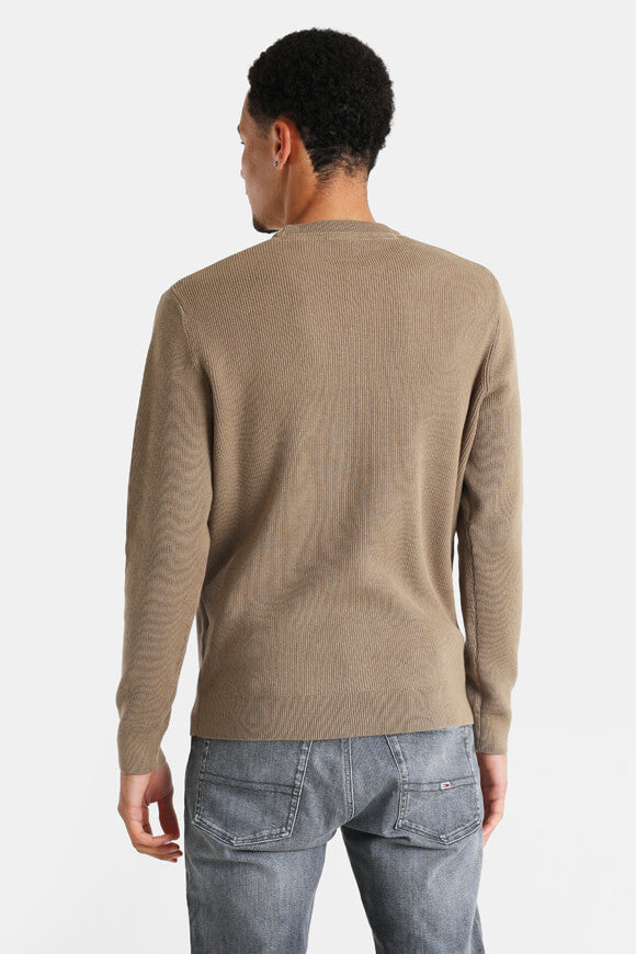 Pull en tricot côtelé - Desert Taupe