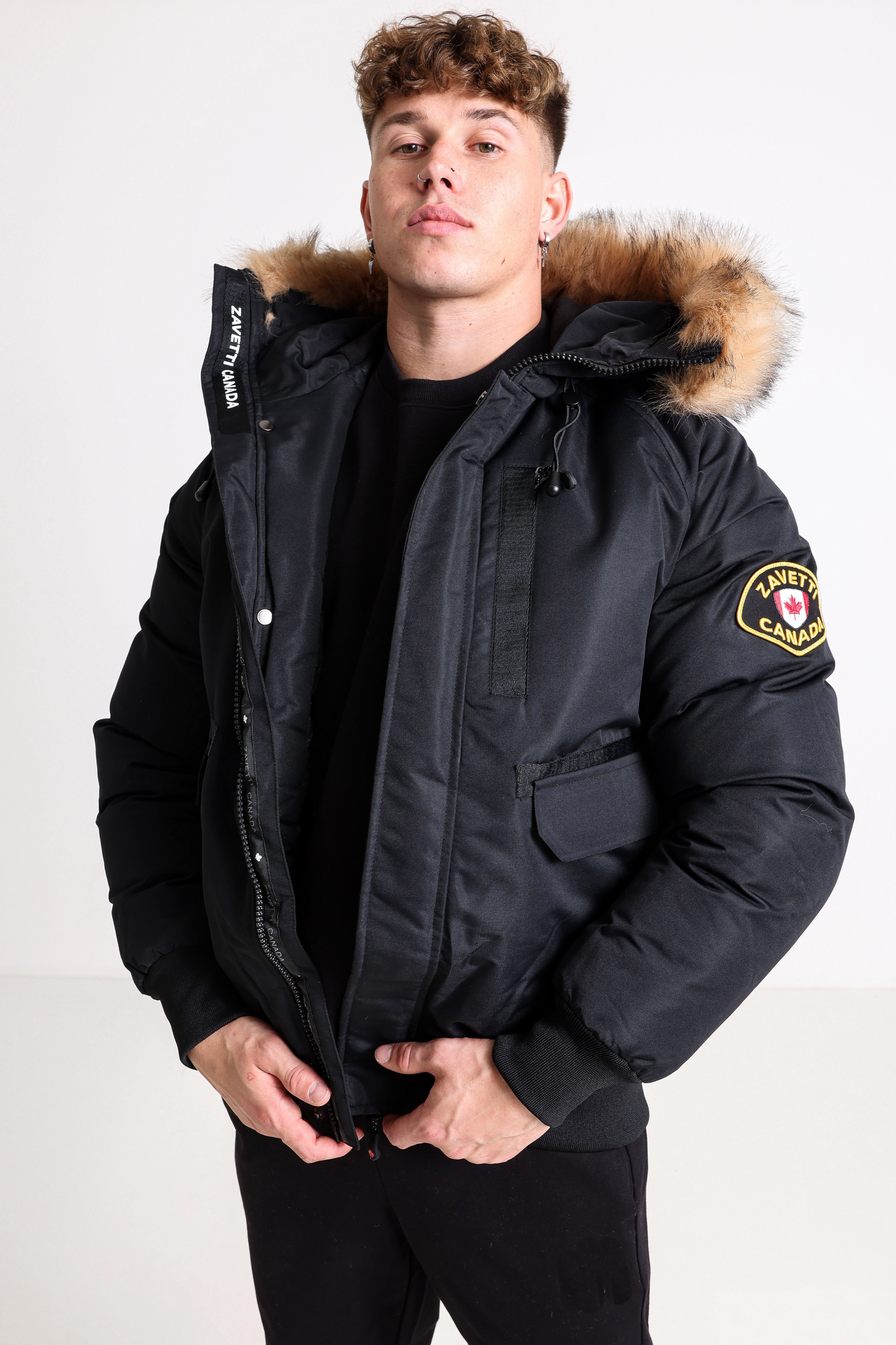 Abelli 2.0 padded bomber jacket - Jet Black