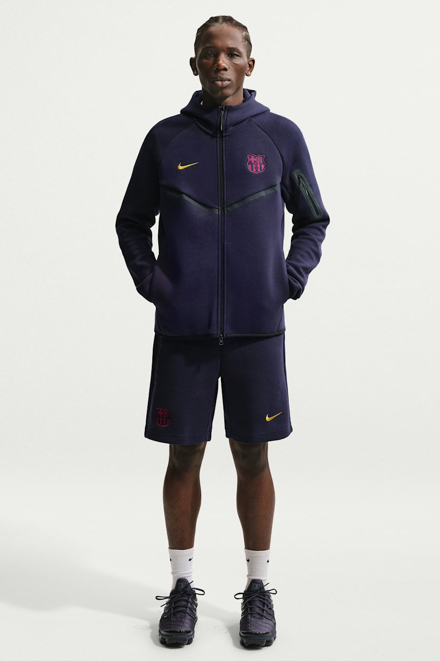 FC Barcelona Tech Kapuzensweatjacke - Blackened Blue