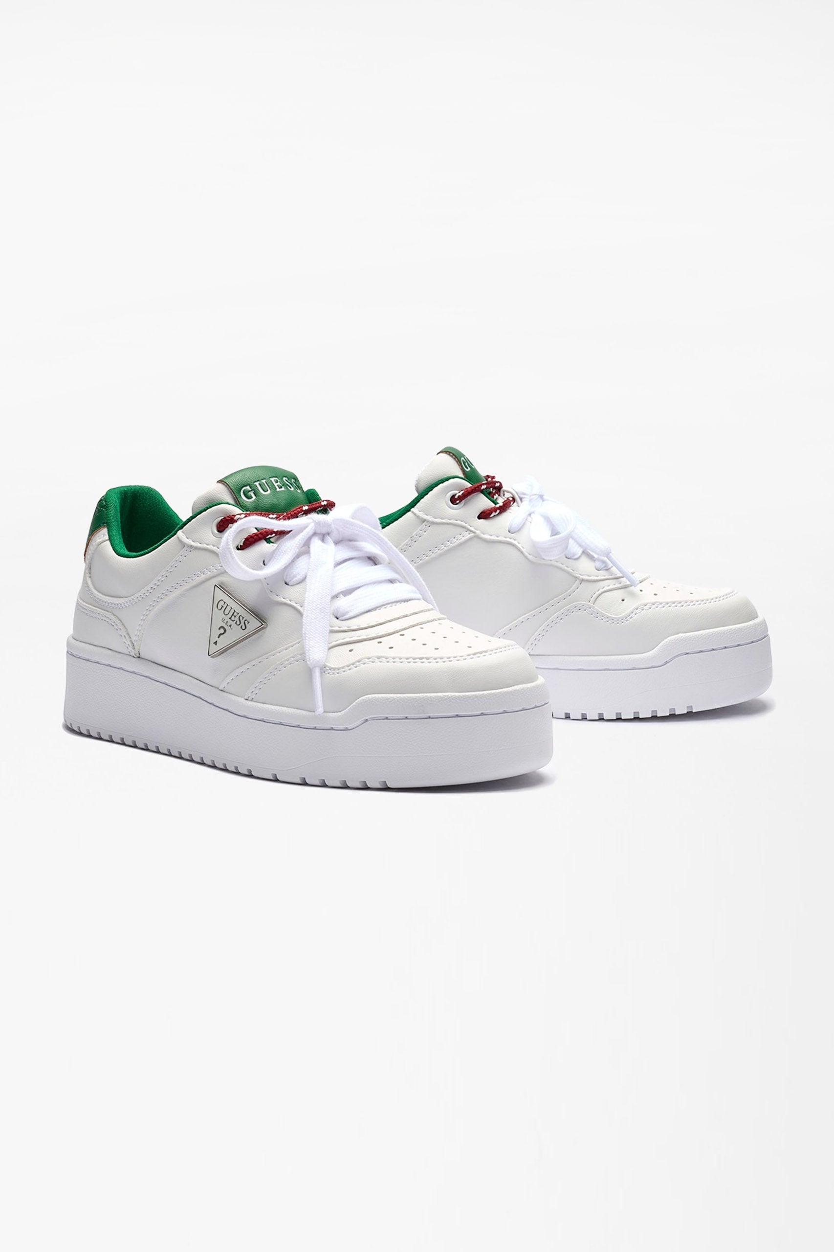 Joezi Sneaker - White + Green