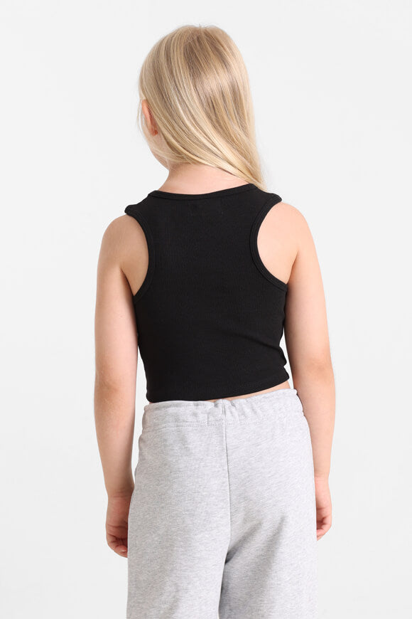 Débardeur côtelé - Noir