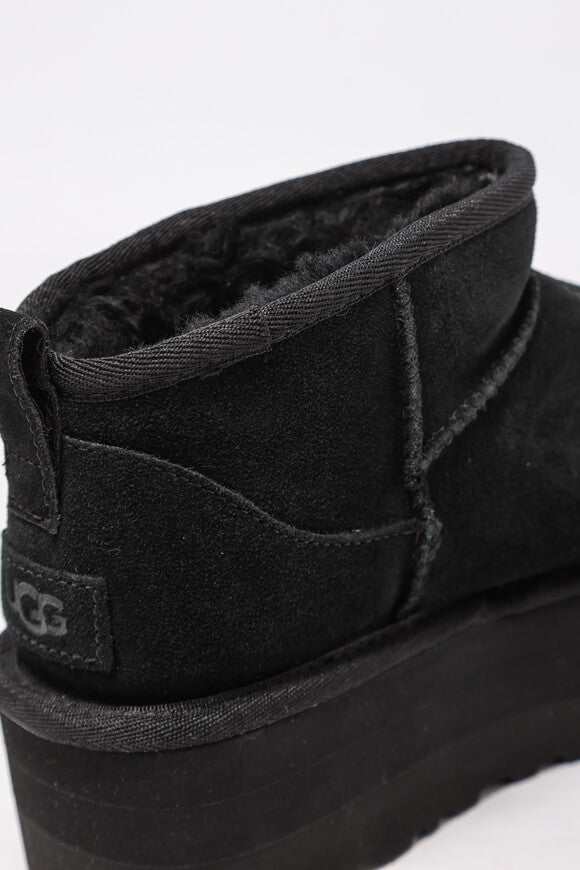 Classic Ultra Mini gefütterte Plateau Stiefelette - Black