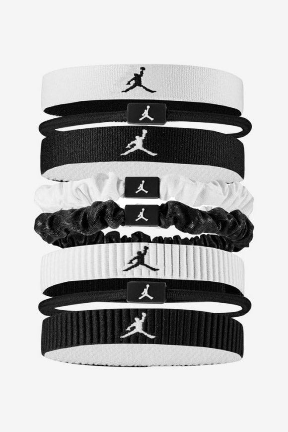 Haargummi-Set - Black + White