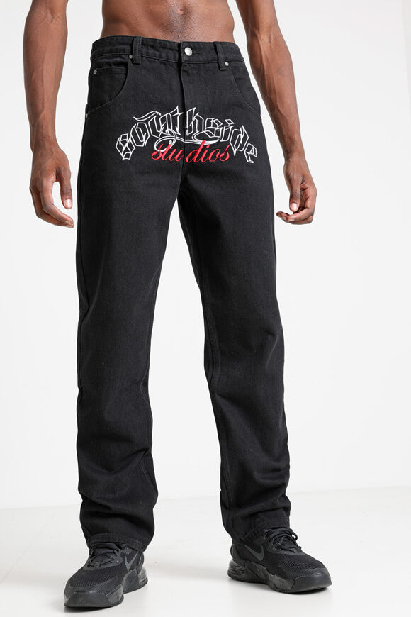 Straight Fit Jeans - Black