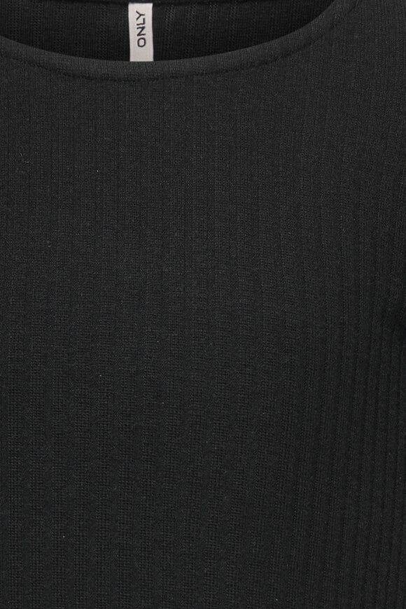 KOGNELLA geripptes Langarmshirt - Black