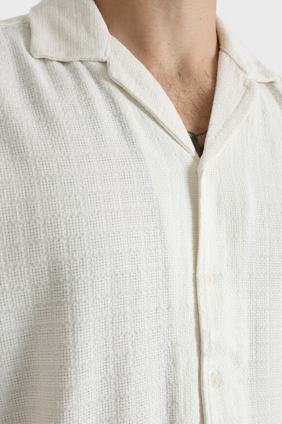 ONSLATHAM linen shirt - Cloud Dancer