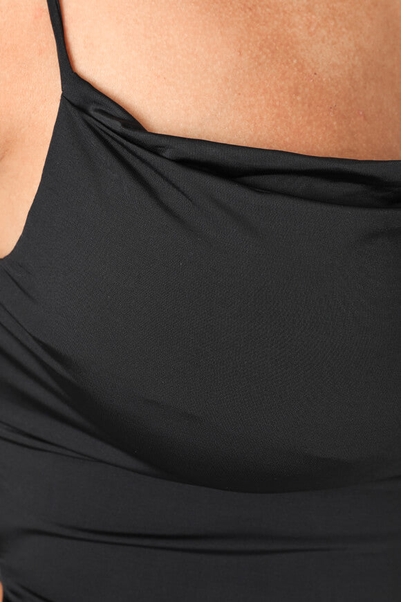 Mini-robe avec laçage - Noir