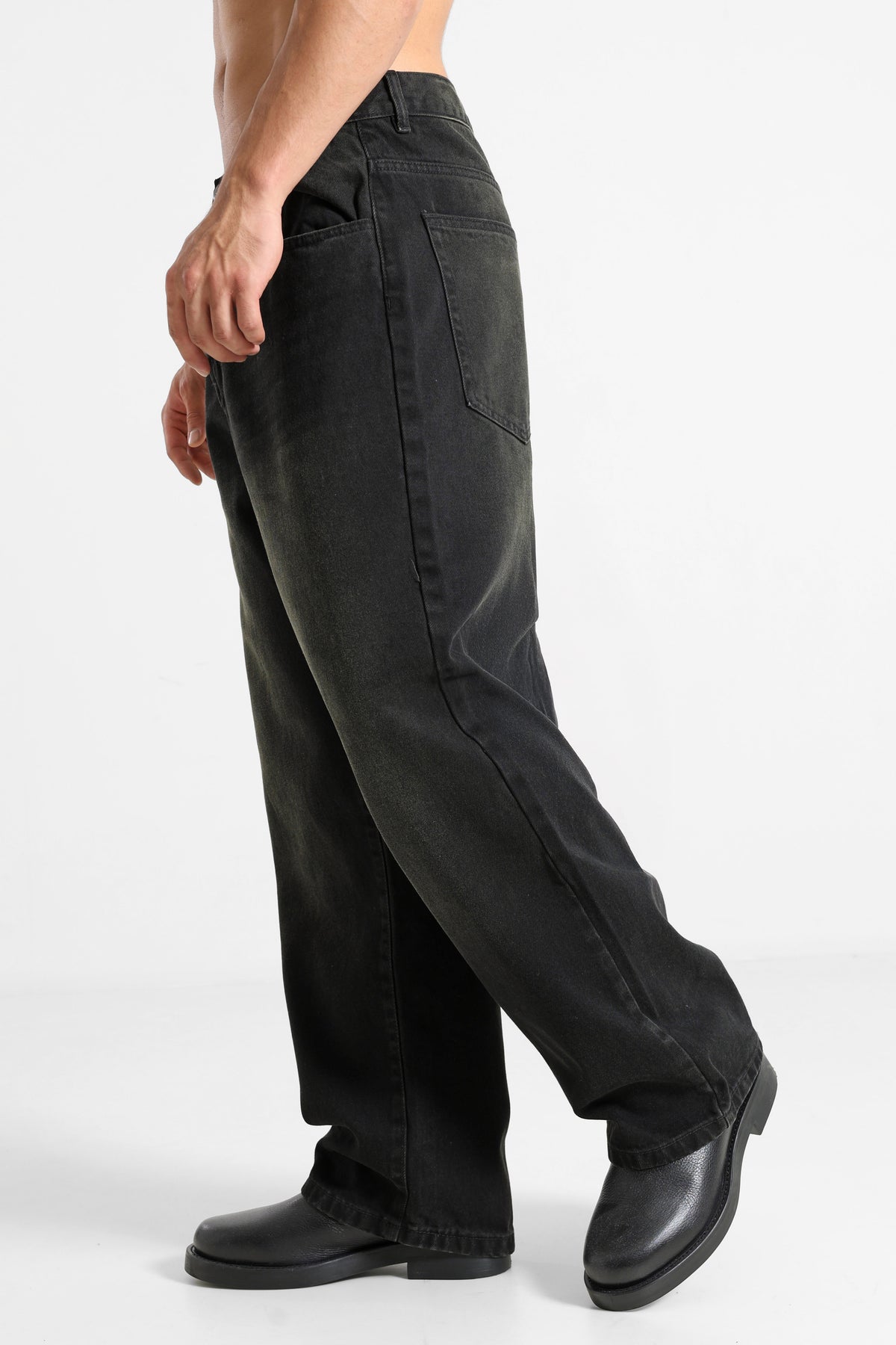Milano Relaxed Fit Jeans - Black