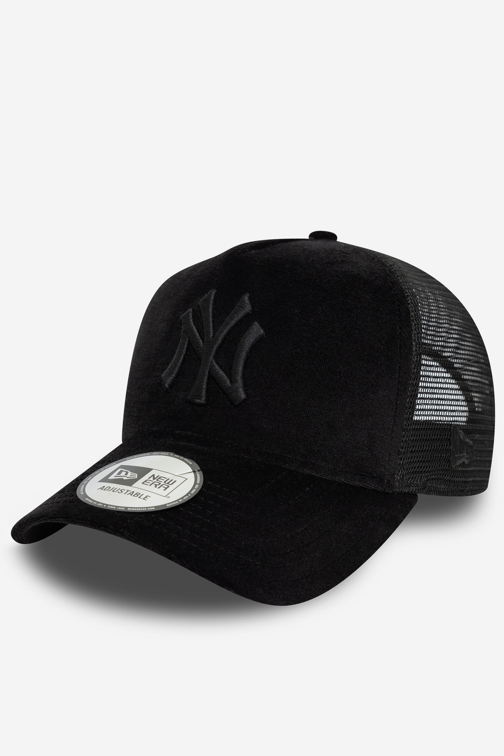 Velvet trucker cap / snapback - Black