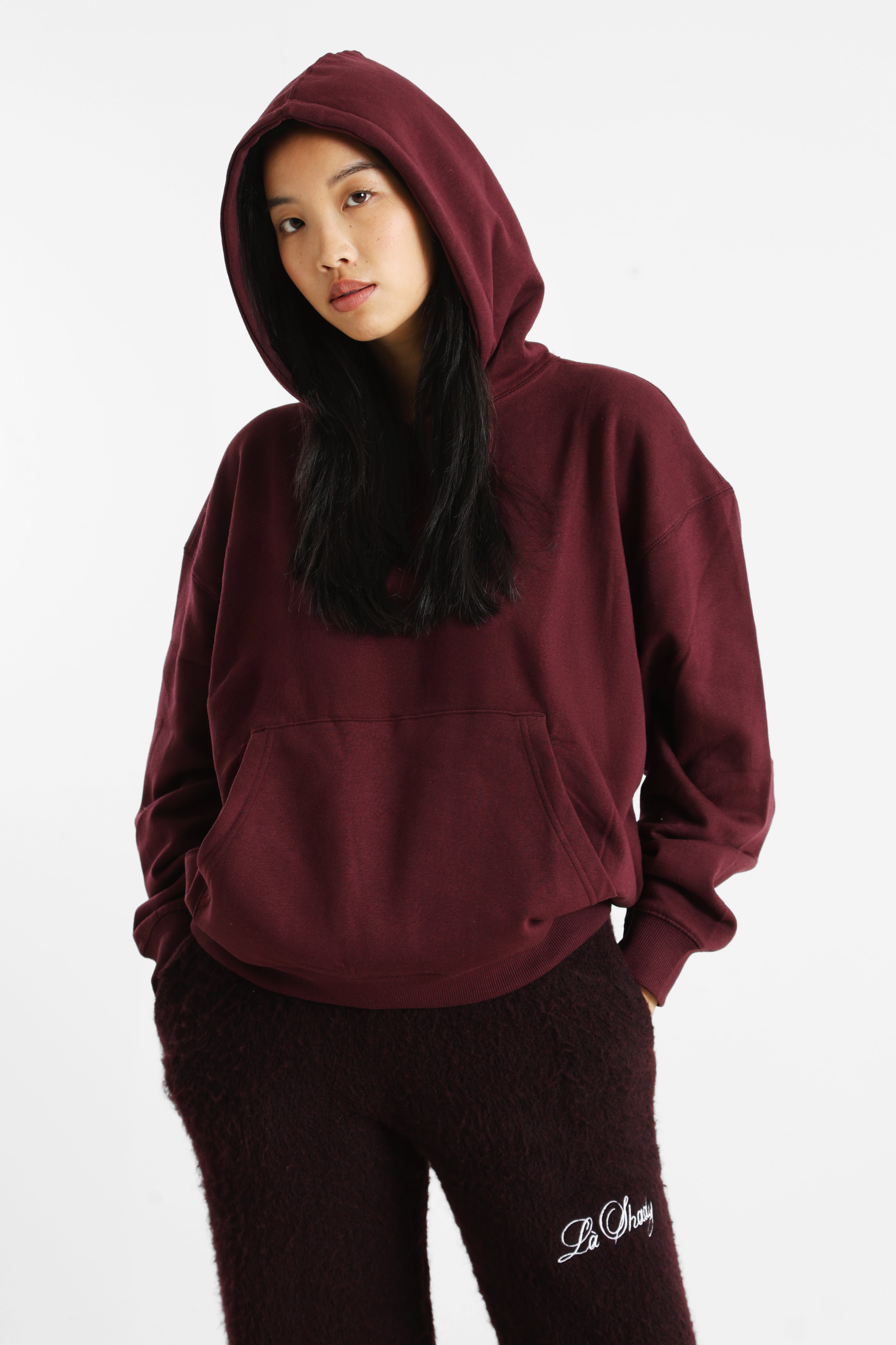 Hooded sweatshirt - Bordeaux