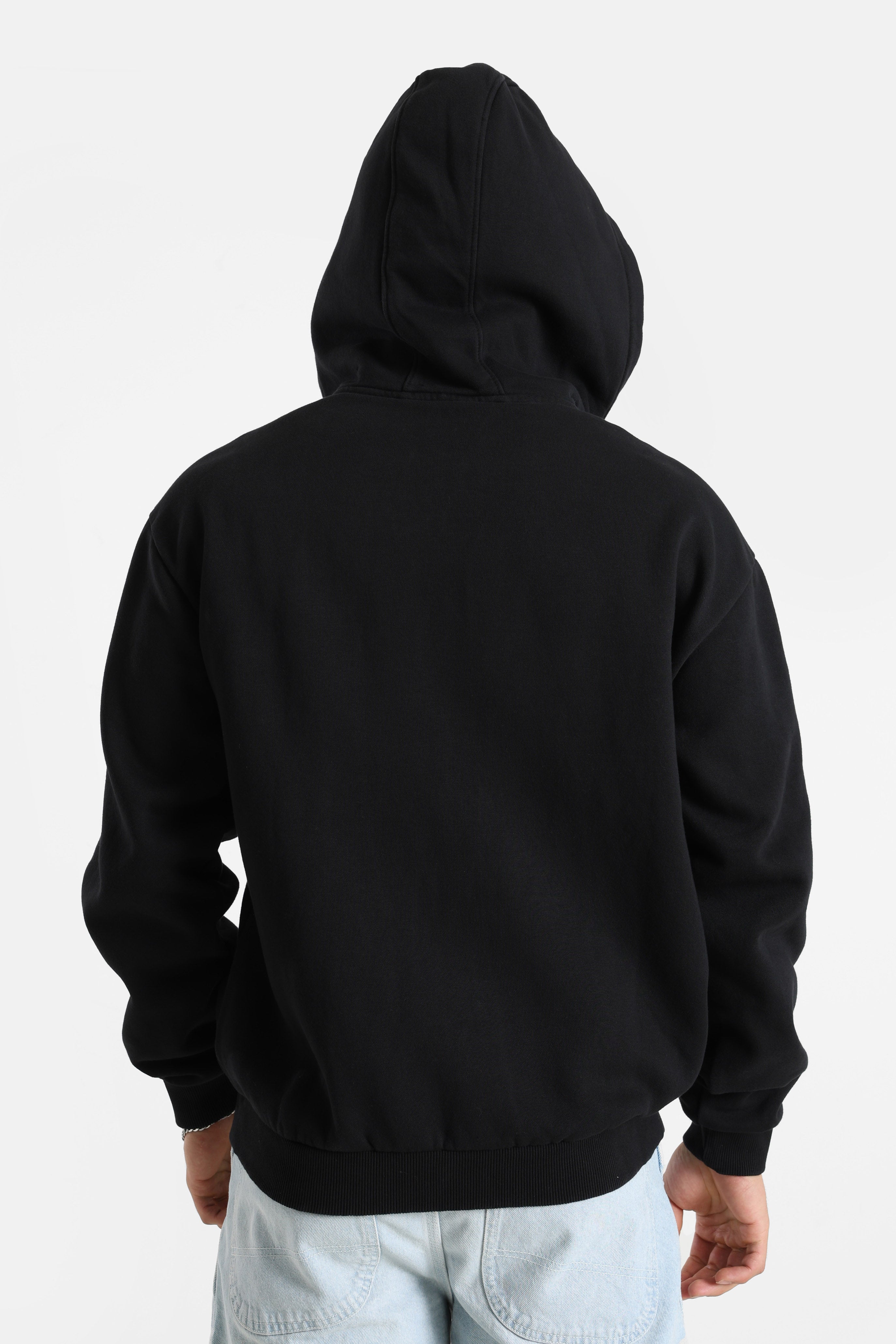 Kapuzensweatjacke - Black