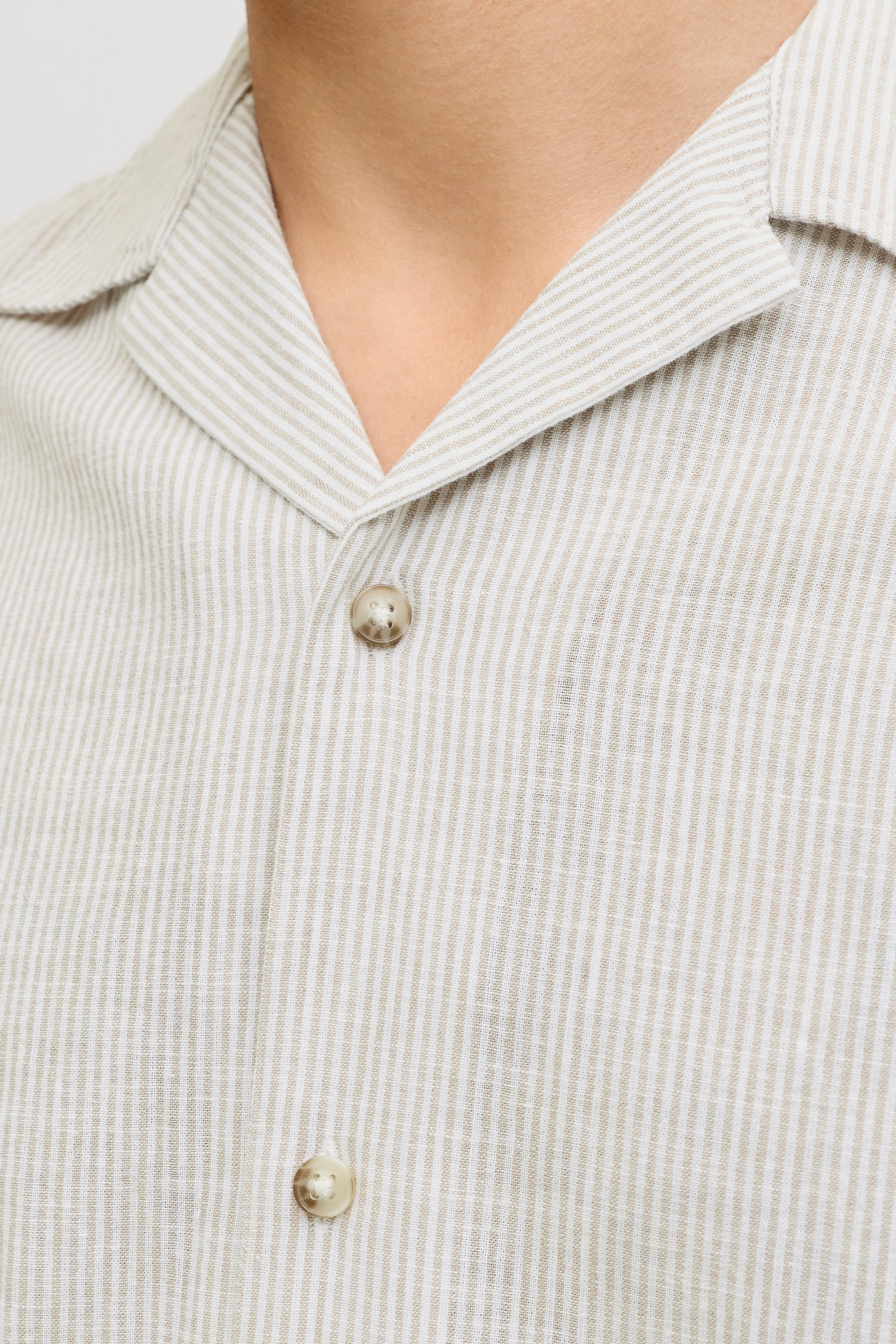 JJESUMMER Leinenhemd - Crockery