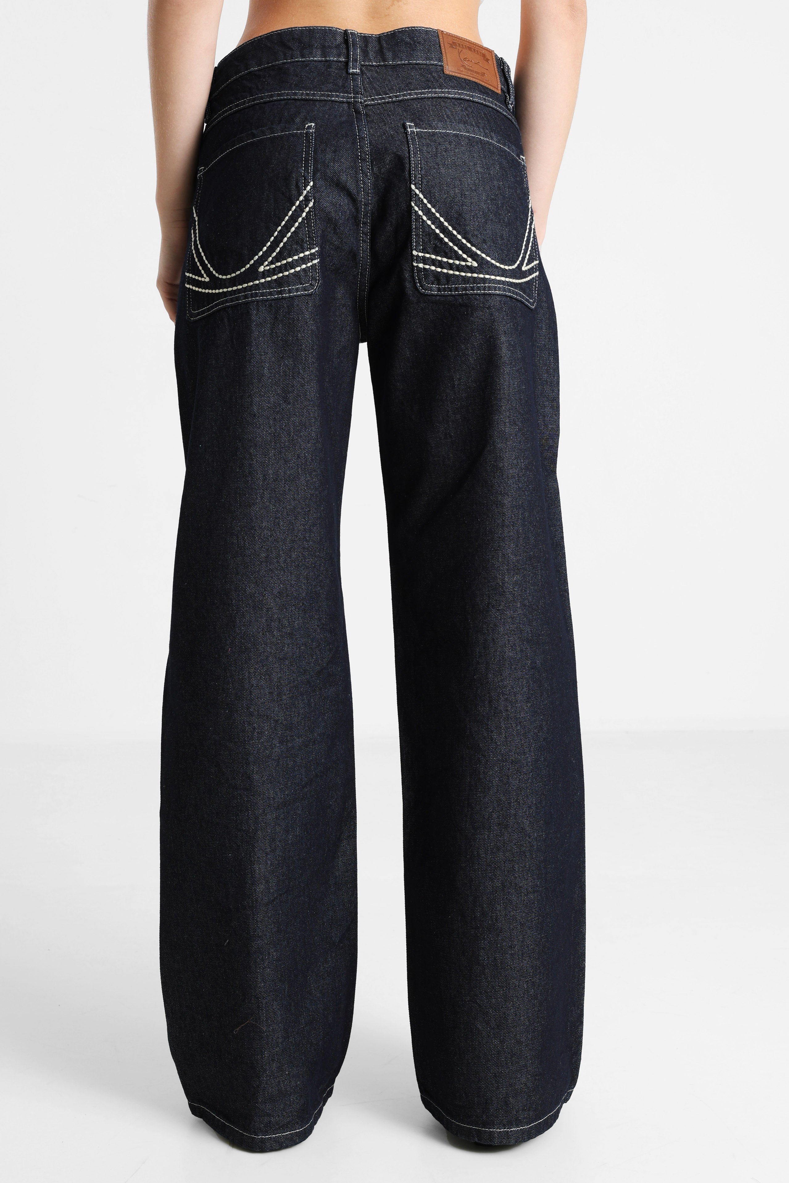 Wide Leg Jeans - Blue