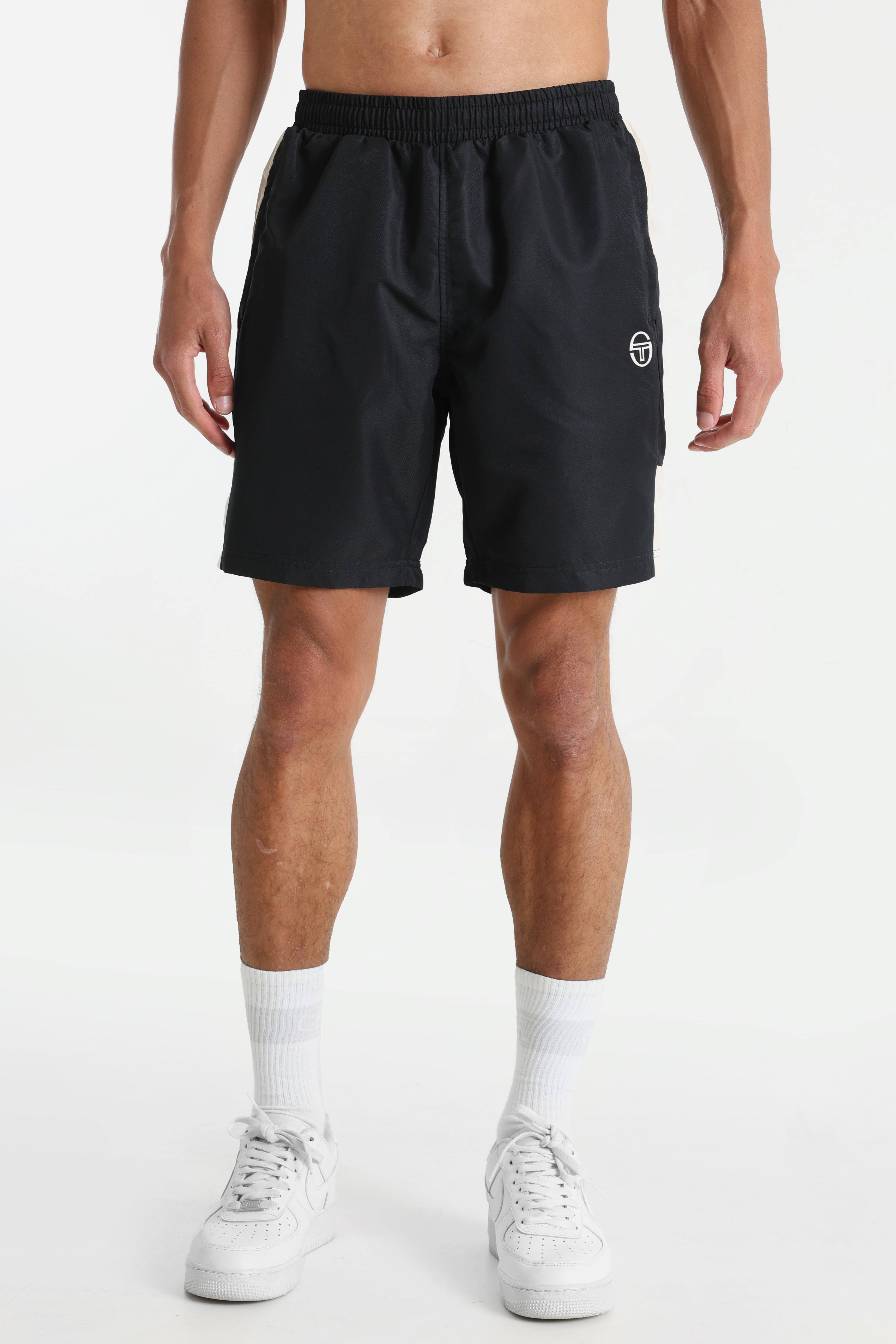 Sweat shorts - Black + Wood Ash