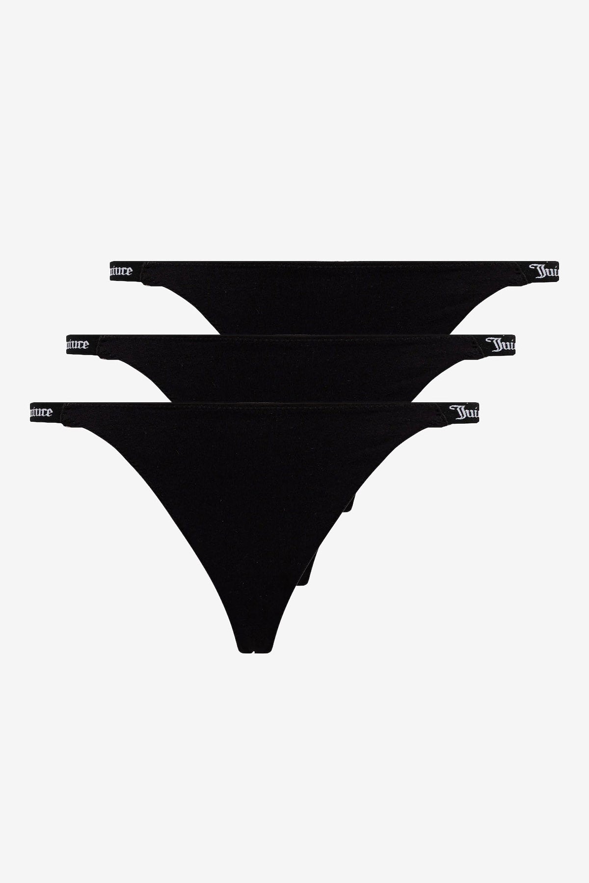 Dreierpack Strings - Black