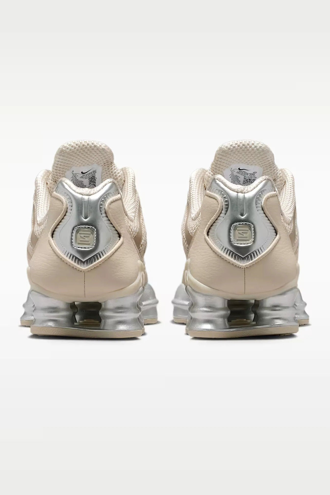 Shox TL sneakers - Cream II + Metallic Silver + Black