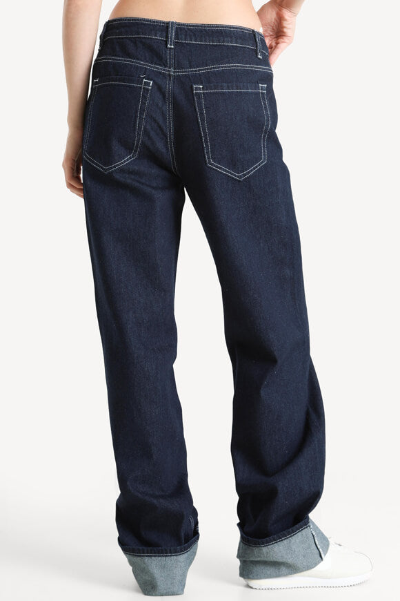 Jeans a gamba larga - Denim blu scuro