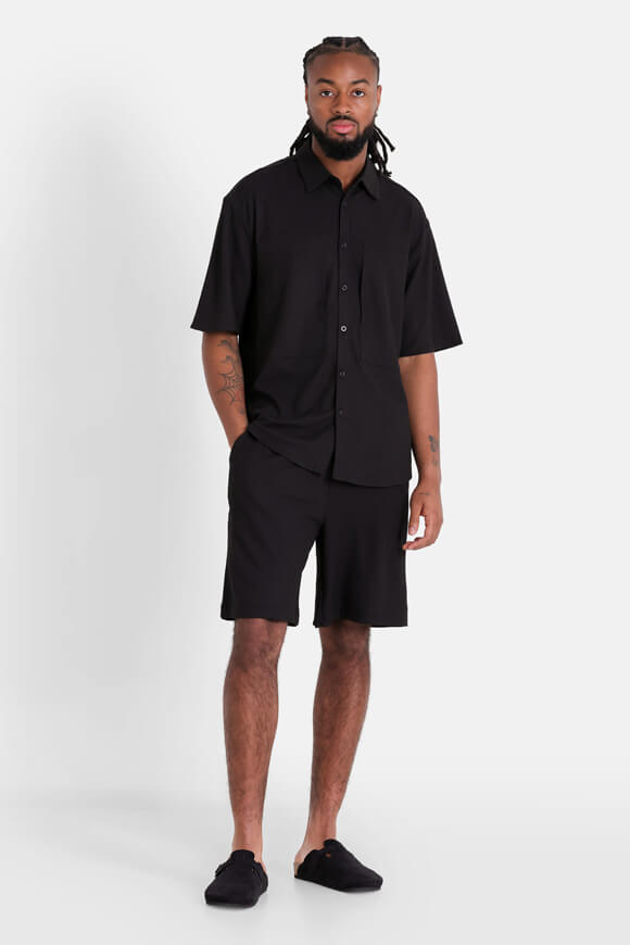 Camicia strutturata - Nero