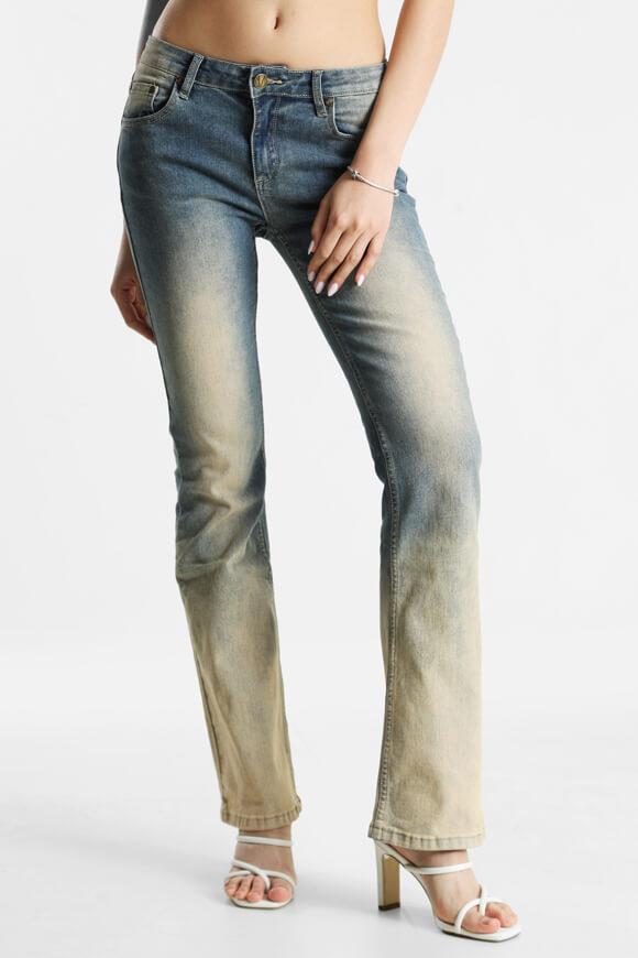 Jeans flare - Bleu lavé