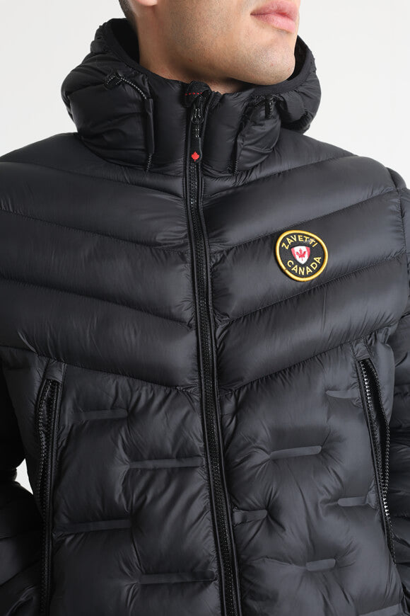 Savuno Leichte Gesteppte Jacke - Jet Black + Gold