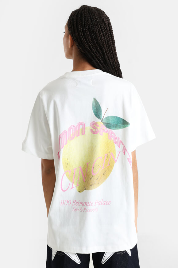 T-shirt oversize - blanc cassé