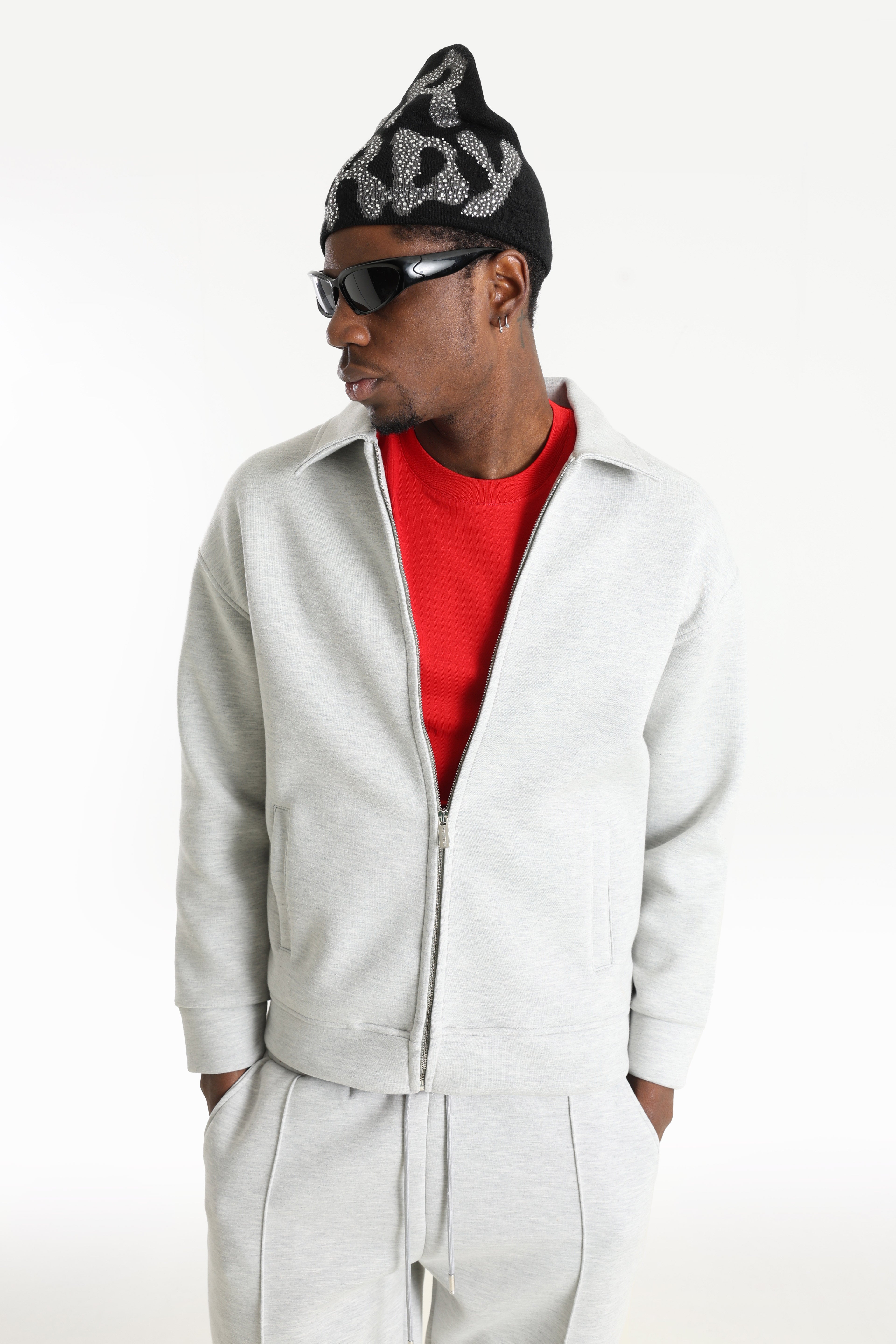 Trainingsjacke - Light Grey