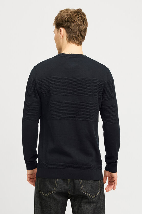JPRBLUNOAH pull en tricot structuré  - Black Beauty