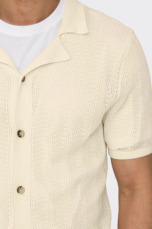 Chemise en tricot Diego - Antique White