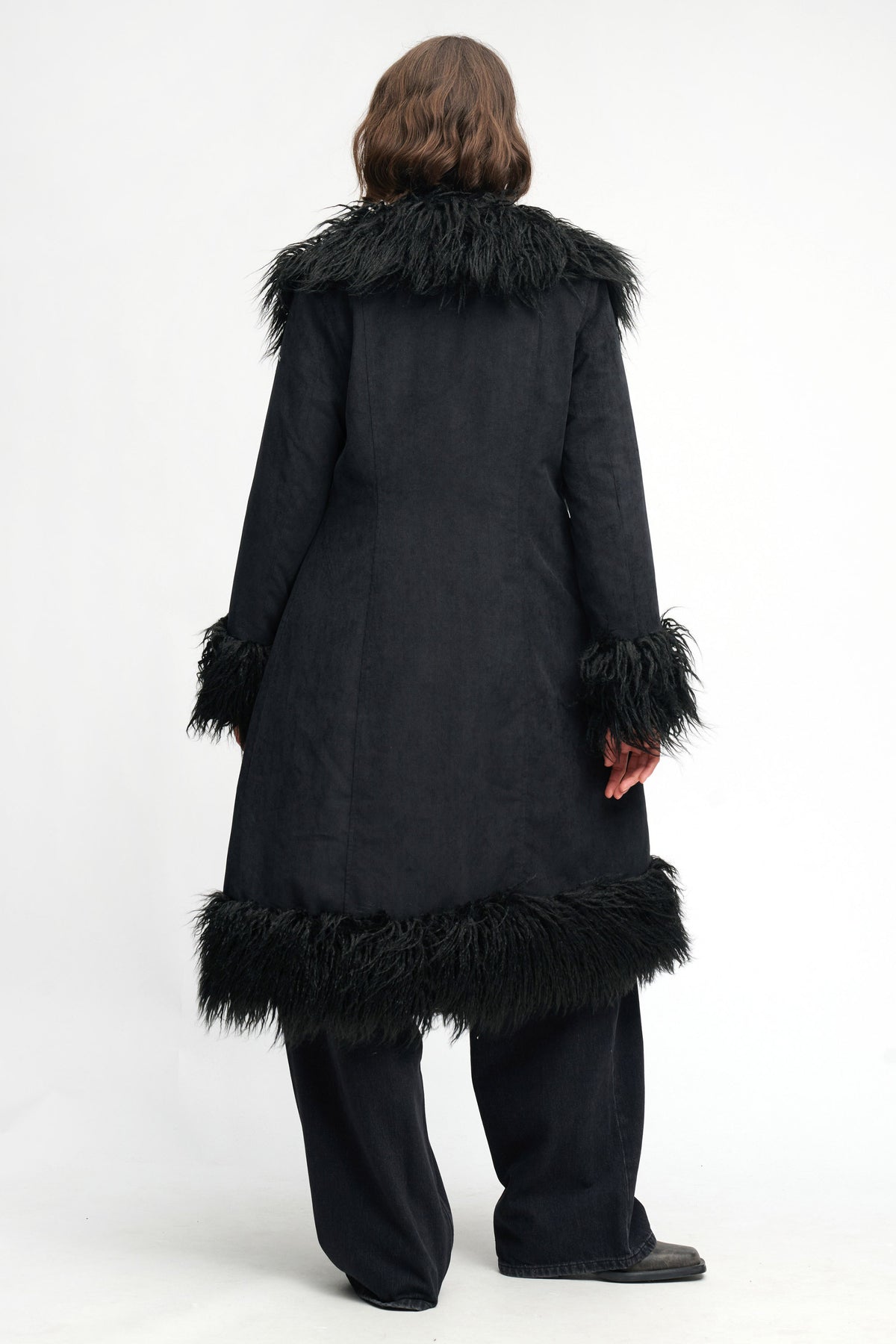 Cappotto in velluto a coste - Black