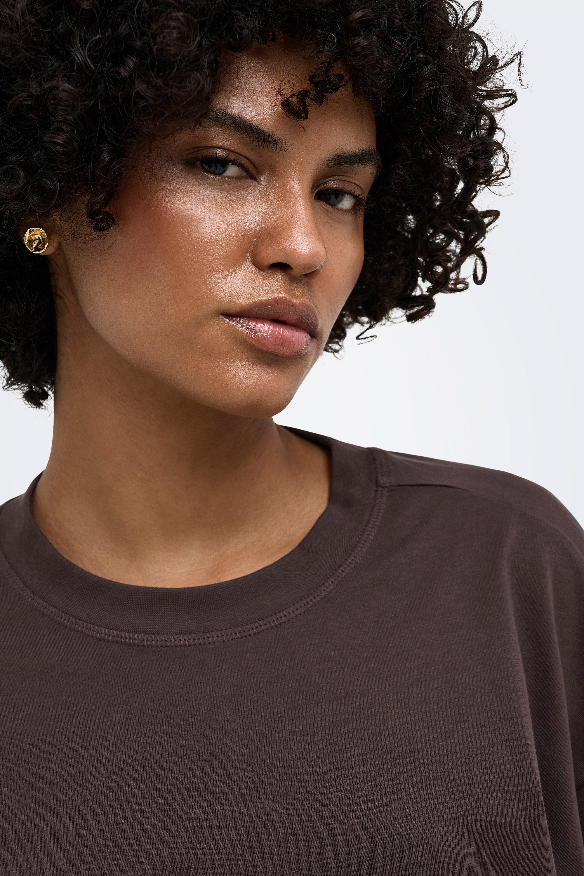 ONLHAPPY Langarmshirt - Coffee Bean