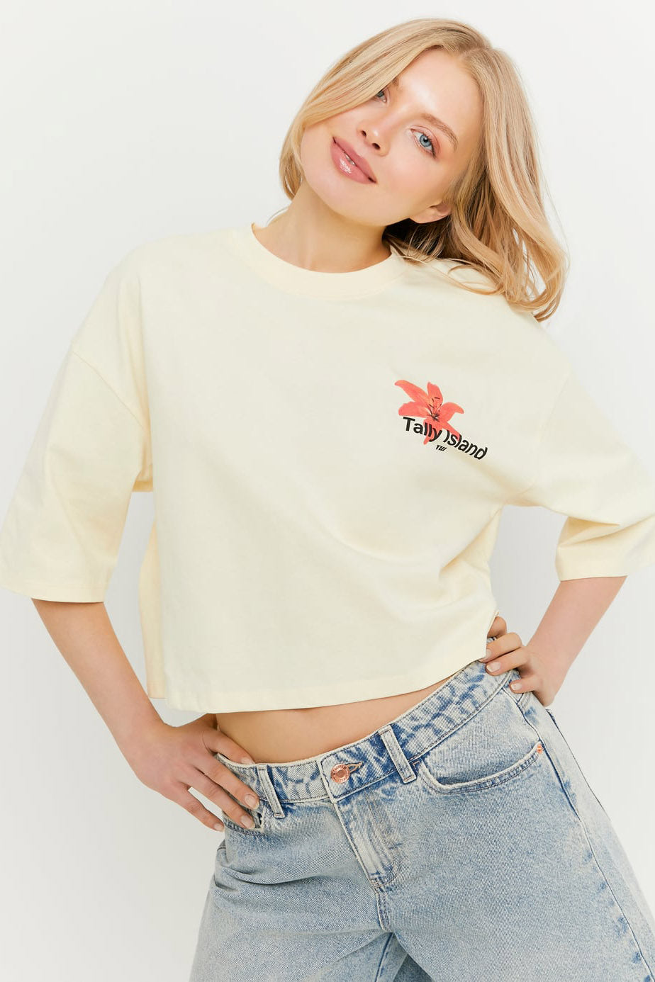 Crop T-Shirt - Butter