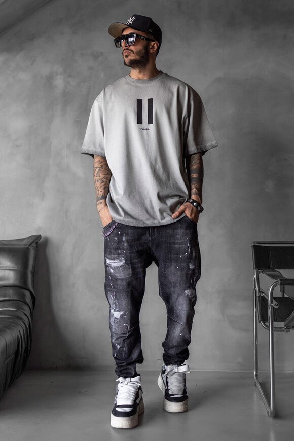 T-shirt - Gris clair