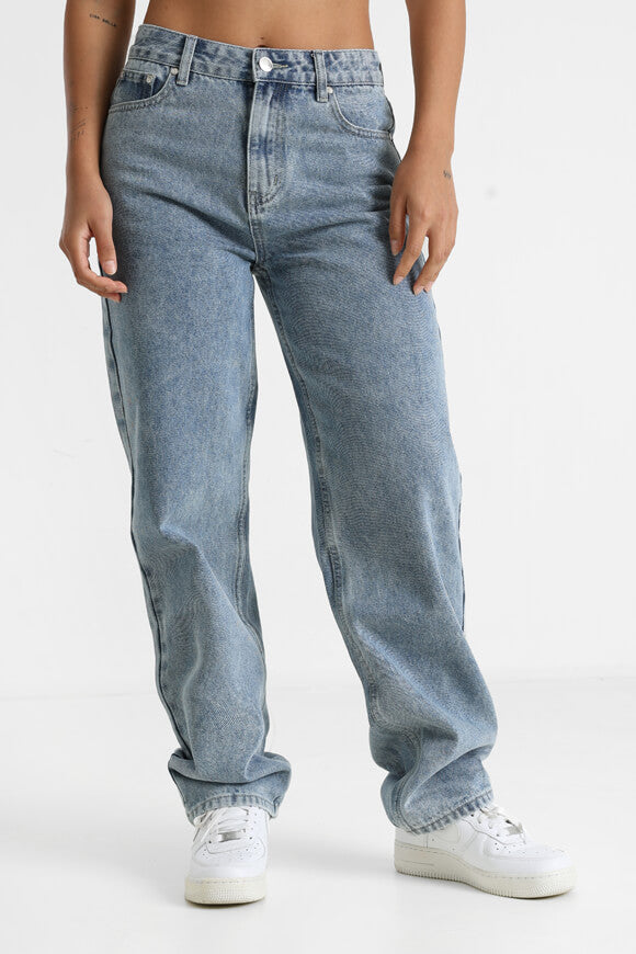 Straight Fit Jeans - Hellblau