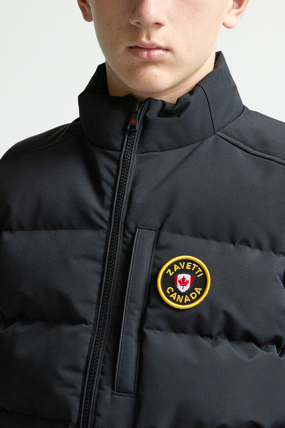 Oshawa quilted vest - Jet Black