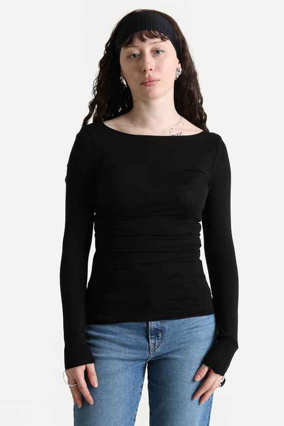 Hudson Langarmshirt - Black