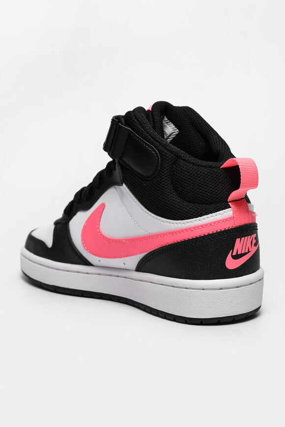 Sneaker Court Borough 2 - Bianco + Nero + Rosa