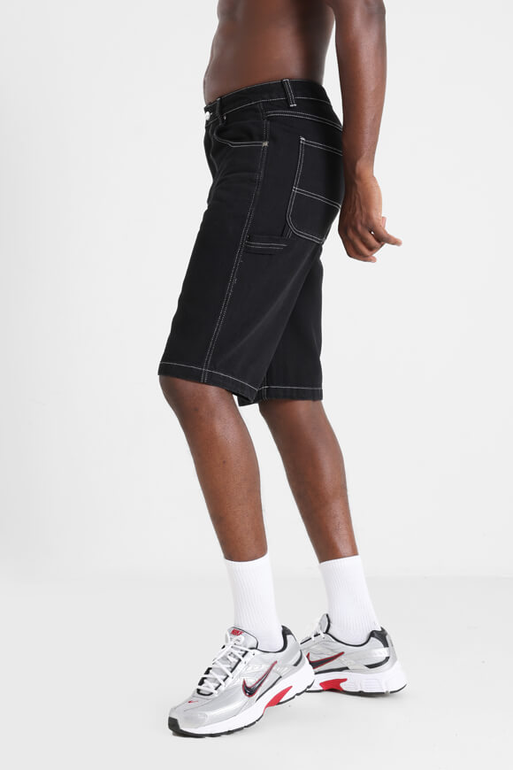 Jeansshorts - Schwarz
