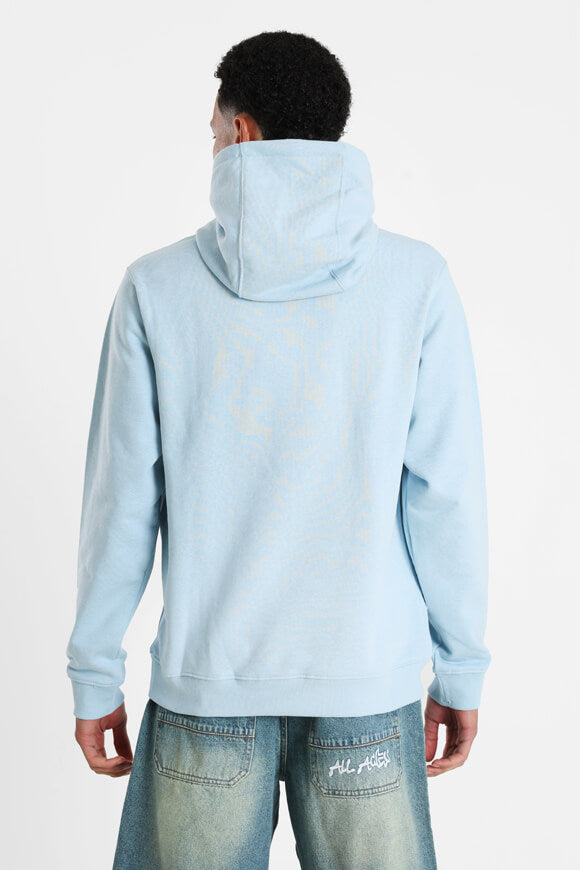 Felpa con cappuccio - Azzurro