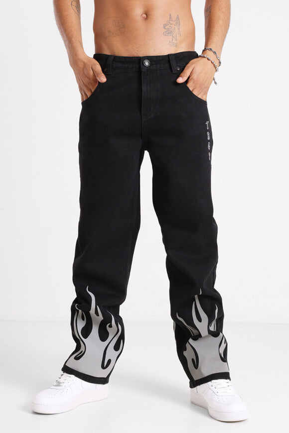 Regular Fit Jeans - Schwarz