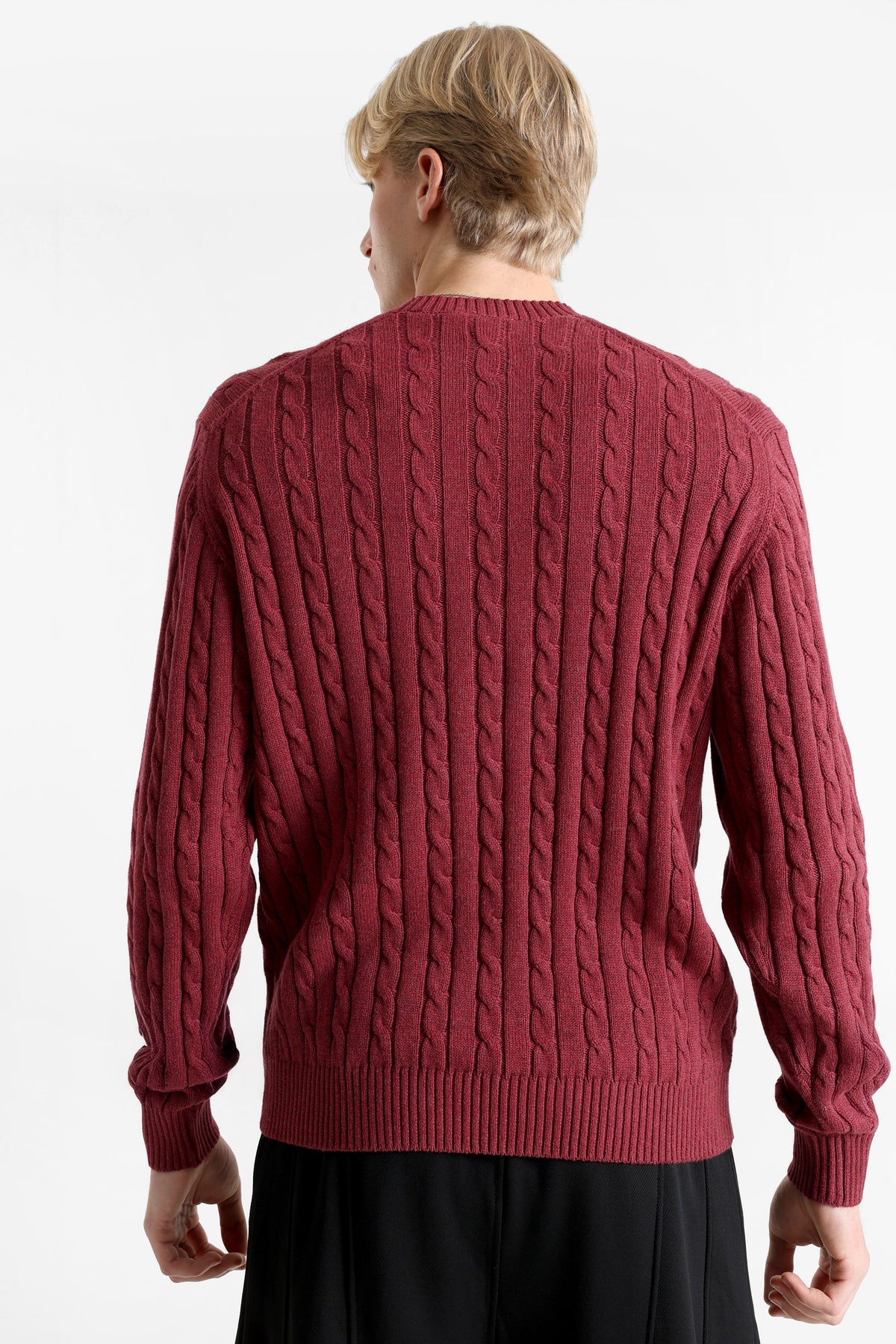 Bert Strickpullover - Red