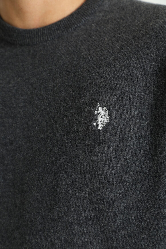 Jed Feinstrickpullover - Dark Grey